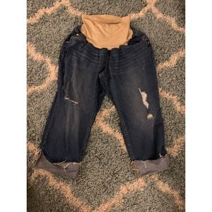 Motherhood Maternity Cropped Jeans